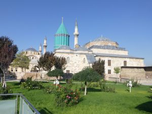 Mevlana Kloster in Konya [Attribution: unknown; Copyright: TWG]